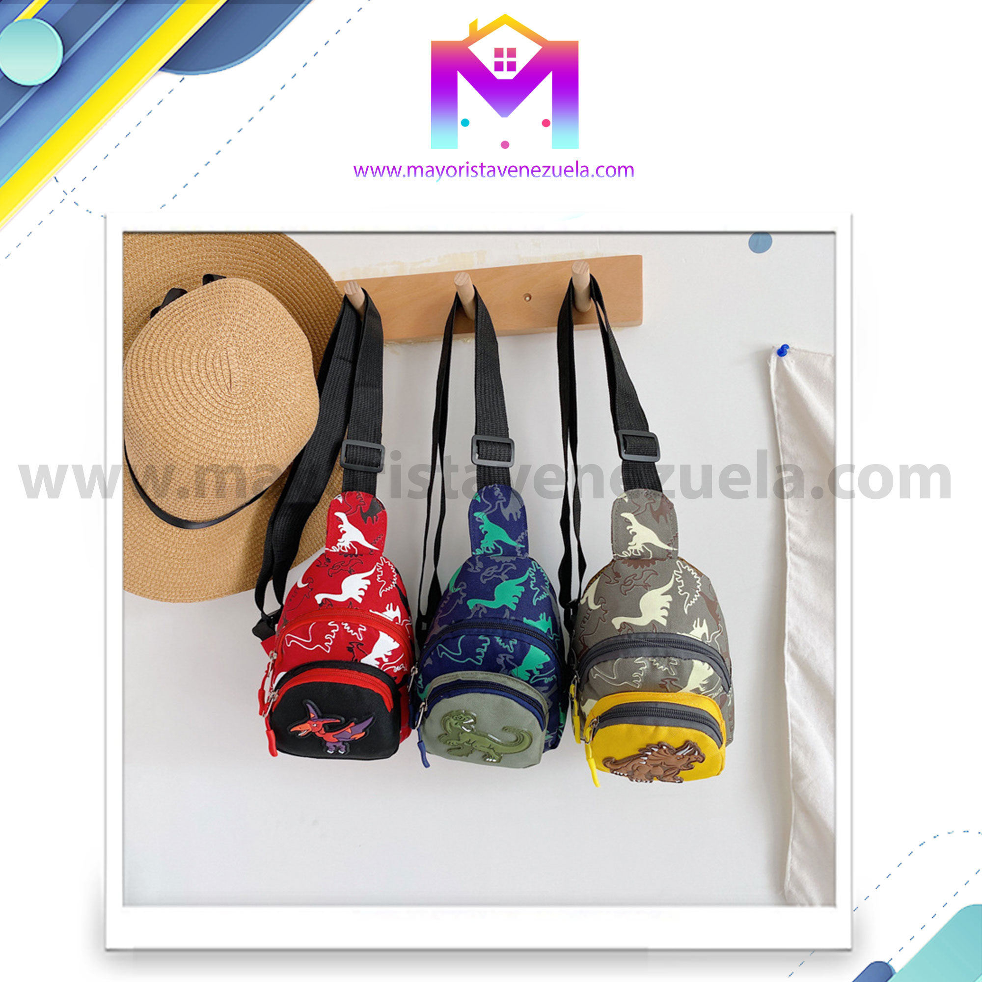 Bolso Ni帽o Dinosaurio Precio al Mayor